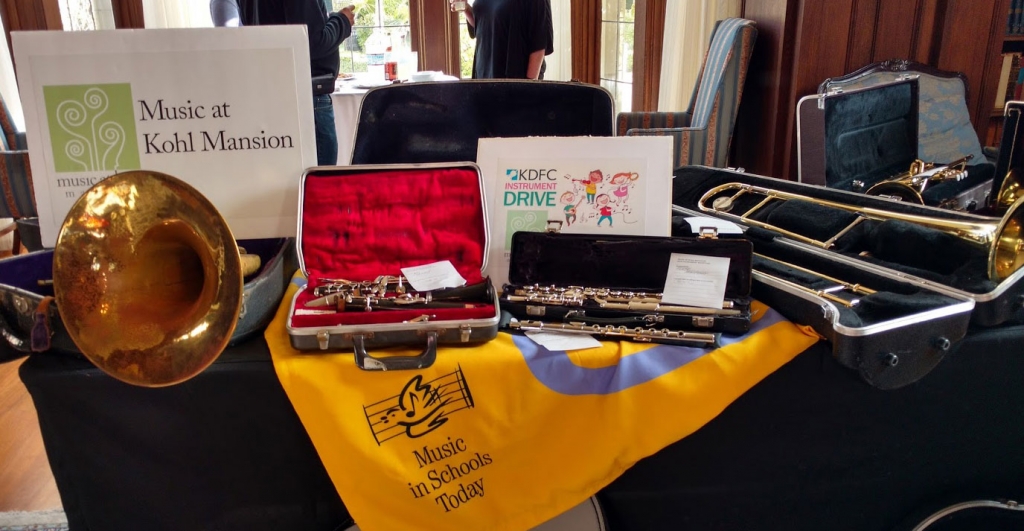 Donate an Instrument Music at Kohl Mansion